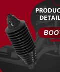 Heavy Duty Front Lower Control Arm Kit With Ball Joints Sway Bar Links And Tie Rods For Smooth Rides And Sharp Steering Performance Upgrade Your Suspension System Today rubber steering boot detail