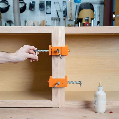 Precision Woodworking Clamp And Drilling Holding Clip With Adjustable Positioning for DIY Projects securing wood pieces indoors