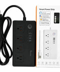 Supercharge Your Setup With This Matter Compatible Smart Surge Protector Power Strip Featuring Lightning Fast Usb C Charging Multiple Heavy Duty Outlets Top Tier App Control And Hella Reliable Voice Assistant Support.