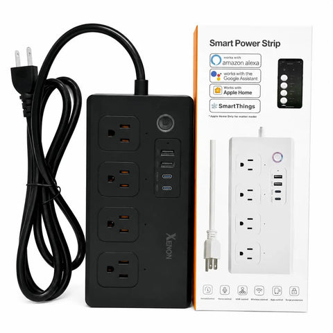 Supercharge Your Setup With This Matter Compatible Smart Surge Protector Power Strip Featuring Lightning Fast Usb C Charging Multiple Heavy Duty Outlets Top Tier App Control And Hella Reliable Voice Assistant Support.