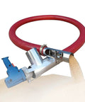 Flexible Heavy Duty Auger Conveyor For Pellets And Grain 2200W Motor Delivers 220 To 440 Lbs Per Minute in action