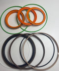 Solid As A Rock Hydraulic Boom Cylinder Seal Kit Replacement For Caterpillar Cat 345B Excavator Models With 129 7829 And 168 0760 Part Numbers Using Top Notch PPDI PTFE Material For Real World Job Site Repairs And Maintenance Work Today, assorted hydraulic seals