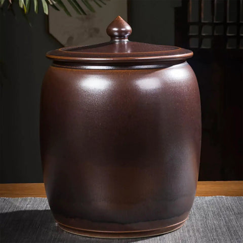Heavy Weight Rice Storage Box Kitchen Sealed Grain Dispenser Airtight Cereal Jar With Lid Pantry Bin for beans and snacks.