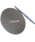 Heavy Duty Alloy Grinding Disc 14 Inch 350mm Non Porous Polishing Wheel For Ceramic Glass Stone And Metal, side view