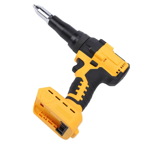 Top Tier Cordless Rivet Gun With Brushless Motor Kit For 1/8 5/32 And 3/16 Inch Rivets, Auto Reverse Function Plus LED Light For Heavy Duty Metal Fabrication And Auto Repair Projects
