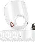 Replacement Lens For 6000 Series Full Face Respirator And Peel Off Lens Covers Pack Of 10 shown with polycarbonate lens and mask