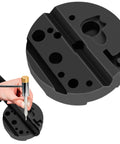 Non Slip Universal Bench Block With Pro Grade Non Marring Polymer Round 4 Inch Diameter One And One Quarter Inch High in use