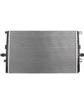 Heavy Duty Aluminum Battery Coolant Radiator Assembly Built Savage For Tesla Model 3 And Model Y 2020 To 2023 front view with fins