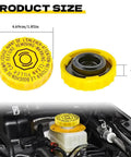 Brake Master Cylinder Reservoir Cap For Dodge Jeep Chrysler Replacement Filler Cap Direct Fit For OEM 4683656AB in engine