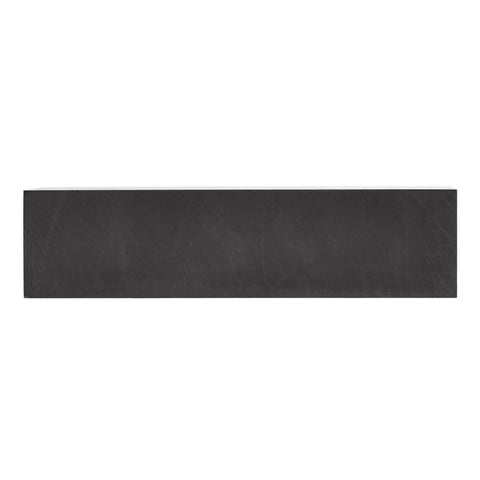 Graphite Plate For Experimental Electrolysis And Electroplating Projects 48mm By 100mm By 25mm Pro Grade Blank Block With High Density Graphite