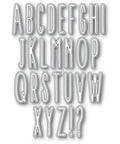 Shadow 26 Capital Letters Metal Cutting Dies for card making kit alphabet set with embossing die cuts for scrapbooking crafts