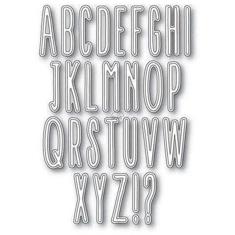 Shadow 26 Capital Letters Metal Cutting Dies for card making kit alphabet set with embossing die cuts for scrapbooking crafts