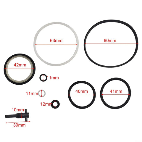 Vertical 8 Ton Hydraulic Jack Repair Kit With Oil Seal Rings For Industrial Mechanical Power Transmission Applications seals sizes