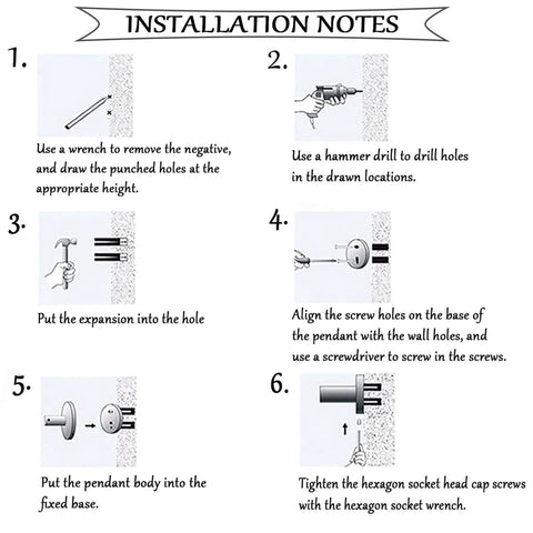 Installation notes for Two Piece Adjustable Bathroom Towel Bar Set 17 To 29 Inches Matte Black Or Brushed Nickel Finish Wall Mount Modern Bath Accessories For Home Upgrade And Sleek Dope Style with step-by-step guide for mounting.