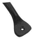 Close-up of 12 Piece Iron Cabinet Door Handles Retro Metal Drawer Pulls for Dressers and Farmhouse Cupboards, black finish