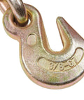 Gold chromate hook for Four Pack Heavy Duty Ratchet Load Binder With Grab Hooks For Flatbed Truck Hauling 12,000 Lbs Working Load Limit