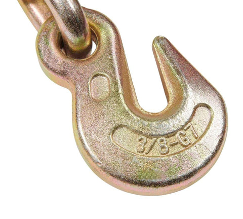 Gold chromate hook for Four Pack Heavy Duty Ratchet Load Binder With Grab Hooks For Flatbed Truck Hauling 12,000 Lbs Working Load Limit