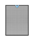 EverestAir-P Replacement Filter For Your Smart Air Purifier, 2-In-1 Genuine Filter, black frame, front view with blue tab
