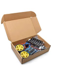Smart Robot Car Chassis Kit With UNO R3 Module For Educational DIY STEM Toy 2WD With Battery Box And Speed Encoder