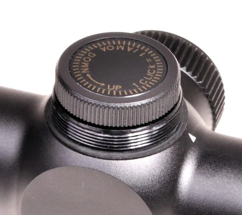 Close-up image of adjustment knob on 3-9x40AO Rifle Scope For.177 And.22 Magnum Spring Air Rifles With 40mm Objective