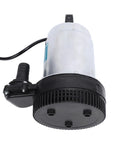 Badass Cordless Submersible Sump Pump Delivers 1003 GPH Power, top view, showing iron casing and hose connection.