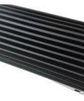 Heavy Workhorse Machine Dust Bellow Cover For Industrial Guide Rails Built Different With Tri Proof Nylon and PVC Shield showing a close-up textured surface.