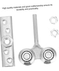 Heavy Duty Sliding Door Track Roller Wheel For Smooth Operation And High Load Capacity Perfect For Industrial Doors Cabinets And Closets Durable Steel Wheel And Track Hardware