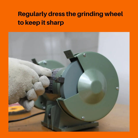 Bench Grinding Wheel 6 Inch Green Silicon Carbide 80 Grit For Sharpening Carbide Tools And Grinding Non Ferrous Metals Glass