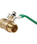 Heavy Duty Half Inch Brass Ball Valve Male To Female Pipe Fitting With Smooth Flip Lever Handle Built Tough Water Shutoff Valve For Copper Plumbing Quick Swap