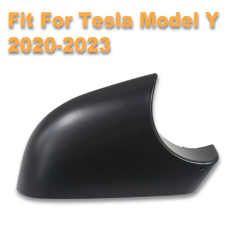Shop Spec Right Side Mirror Lower Cover Shell For Tesla Model Y 2020 To 2023 Black aftermarket cap side view image