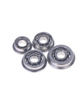 Beefed Up 6Pc Stainless Steel Ball Bearings Set For Gearbox with 6mm, 7mm, 8mm, 9mm precision bearings shown in close-up