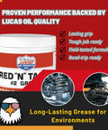 Red N Tacky Grease 1 Pound 2 Pack Heavy Duty Lithium Grease Waterproof High Temp For Trailer Bearings Farm And Auto Use Built To Stand Up To Wet Conditions Marine Ready For Outdoor Tough Jobs