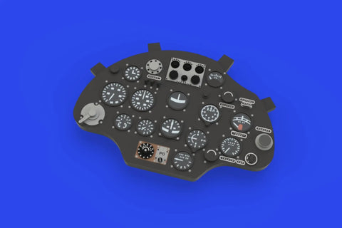 Instrument Panel Set For One Forty Eight Scale Policarpov I 16 Type 24 Plastic Model Kit Look Series Painted Resin Dashboard