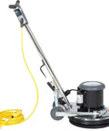 Corded Low Speed Floor Machine, 17 Inch Cleaning Path, Stainless Steel Construction, Heavy Duty 1.5 HP Motor, 50 Foot Safety Power Cord