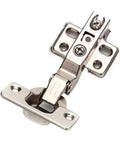 Close-up of steel Rotating Concealed Hinges For Cabinets And Doors 45 Degree Heavy Duty Folding Spring Hinge with screws