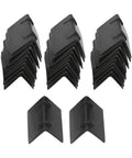 Black plastic corner protectors for Banding Strapping Kit with Tensioner and Sealer, Heavy Duty Industrial Grade.