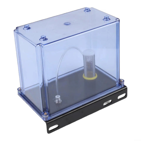 3L Cnc Coolant Tank For Router Milling Machine With Integrated Filter System Transparent Water Box Reservoir showing clear body and mesh trap.