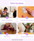 Fidget Game 179 Multiplication Flash Cards Set For Kids 0-12 Facts, Grade 2-4 with interactive steps on how to play.