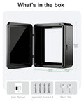 What's in the box for Lock Down Your EV Charger Setup With This Built Like A Tank Outdoor Enclosure including user manual and keys.