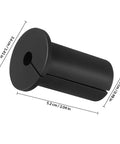 Totally Cool Silicone Cable Hole Covers To Tidy Up Your Desk Or Wall Grommets That Hide Unsightly Messy Wire Cables Everywhere For A Clean Room Vibe And Easy Portable Install Anywhere You Need. Black silicone cable grommet, 5.2 cm x 3.6 cm