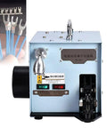 Easy Grip 60W Electric Terminal Crimping Machine With Pedal, front view showing controls and crimping mechanism, suitable for .05-6mm wire gauge.