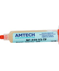 No Clean Tacky Flux For Hand Soldering Tin Lead ROL0, 10g Syringe Kit, rosin-based with clear residue and red cap