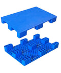 Heavy Duty Blue Plastic Pallet For Industrial Storage And Logistics Workhorse HDPE One Piece Pallet With Heat And Cold Resistance