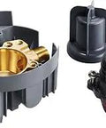 Rite Temp Shower Valve With Single Lever Thermostatic Cartridge And Valve Body Includes Rough In Guide And Mud Guard