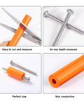 Outlet Spacer And Screw Kit With 60 Orange Spacers And 90 6 32 Thread Round Head Screws 6 Different Lengths Electrical Extender