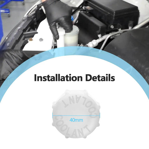 Installation of Beefed-Up Odyssey Coolant Reservoir Cap For 2011 2012 2013 2014 2015 2016 2017 Replacement 19102-RV0-A00 19102RV0A00