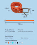 Heavy Duty Diving Weight Belt With Quick Release, Silicone 316 Stainless Steel Sandbag Pouch, Orange scuba belt dimensions