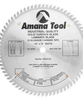 Amana Tool solid surface carbide blade with D-10 grade carbide tips, 10" diameter, 72 teeth, for laminate and solid materials