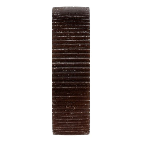 Close-up of 28mm knurling wheel from Two Pack Knurling Wheel Kit 28mm Outer Diameter, 8mm Inner Bore, 8mm Thickness, 1.0mm Pitch Straight Linear