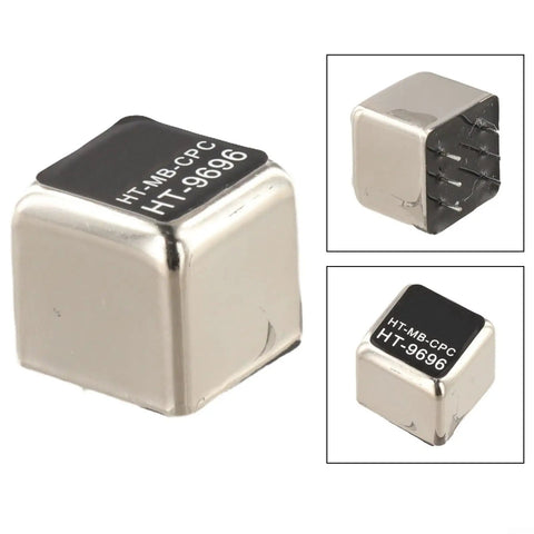 600 To 600 Audio Isolation Transformer For Balanced To Unbalanced Conversion, silver metal casing with model HT-9696 visible